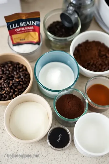 Fresh Roasted LL Bean Coffee Infused Dessert ingredients