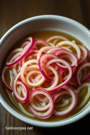 Brilliantly Pickled Onions: A Zesty Snack or Condiment presentation