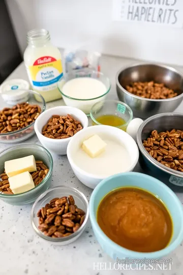 Butter Pecan Praline Poke Cake ingredients