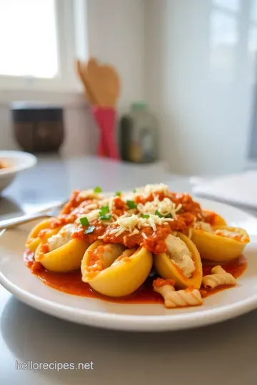 Cheesy Chicken-Stuffed Shells: Comfort Food in a Bite steps