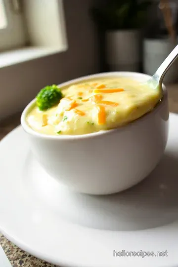 Cheesy Comfort: Cream of Broccoli and Cheddar Soup steps