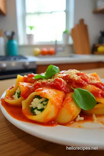 Cheesy Delight: Classic Stuffed Shells with Ricotta and Spinach steps