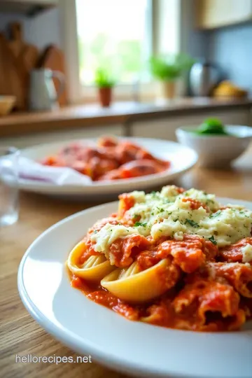 Cheesy Ricotta-Stuffed Pasta Shells: A Comforting Delight steps