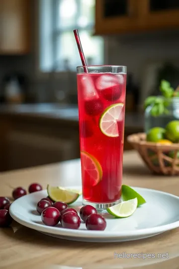 Cherry Lime Rickey Recipe steps