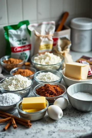 Chewy Molasses Cookies with a Spiced Kick ingredients