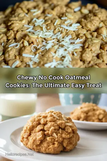 Chewy No Cook Oatmeal Cookies: The Ultimate Easy Treat