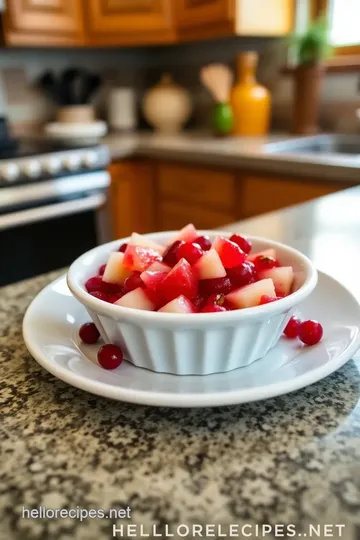 Fresh Cranberries Apples Celery Jello steps