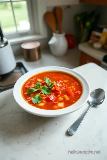 Chilled Spanish Delight: Classic Gazpacho Soup steps