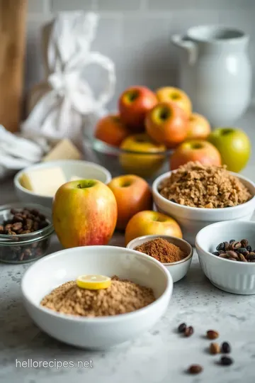 Cinnamon-Spiced Baked Apples ingredients