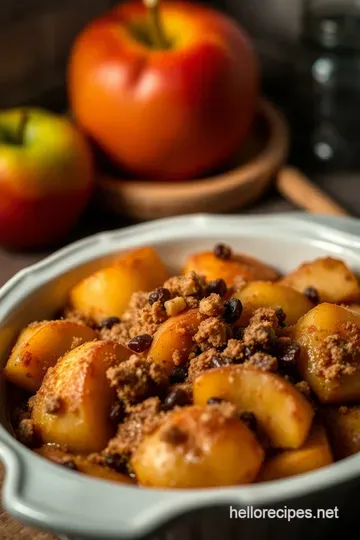 Cinnamon-Spiced Baked Apples presentation