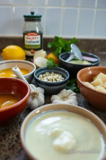 Classic Caesar Dressing: A Creamy Delight ingredients
