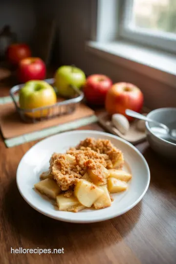 Classic Easy Apple Crisp – Warm & Crunchy Autumn Dessert steps