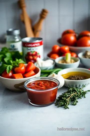 Classic Italian-Style Pizza Sauce ingredients