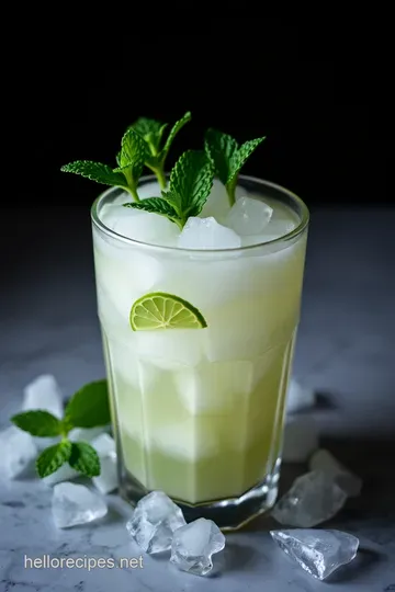 Classic Southern Mint Julep presentation
