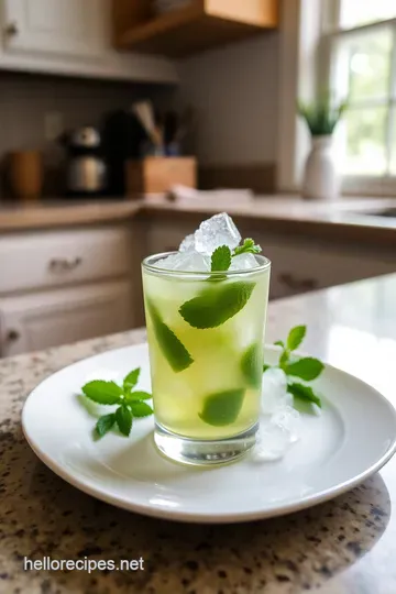 Classic Southern Mint Julep steps