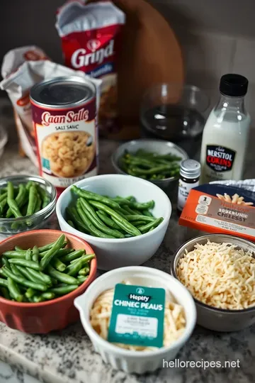 Classic String Bean Casserole: A Comforting Holiday Delight ingredients