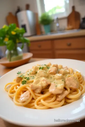 Creamy Garlic Parmesan Pasta with Chicken steps