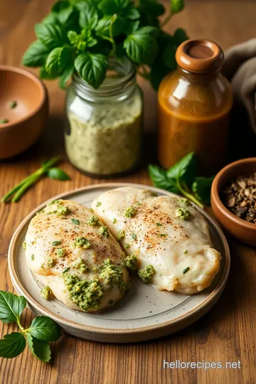 Creamy Chicken Pesto Pasta ingredients