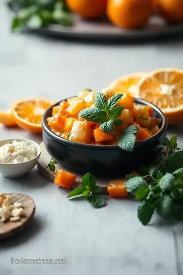 Cook Freekeh Salad with Oranges & Mint ingredients