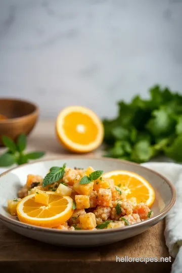 Cook Freekeh Salad with Oranges & Mint steps