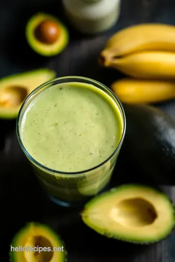 Creamy Avocado Smoothie: Your New Morning Delight presentation