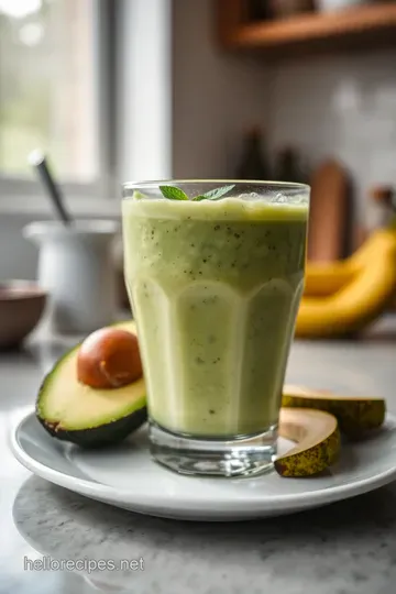 Creamy Avocado Smoothie: Your New Morning Delight steps