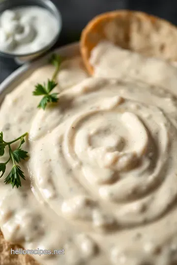 Creamy Homemade Gyro Sauce: A Taste of the Mediterranean presentation
