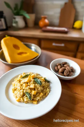 Creamy Roasted Butternut Squash & Sage Risotto steps