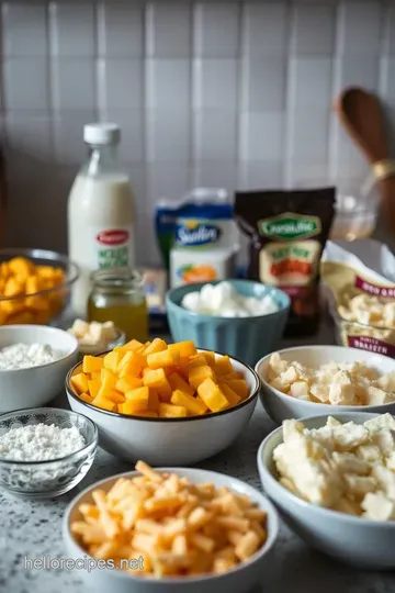 Creamy Squash Macaroni and Cheese: A Comforting Twist on a Classic ingredients