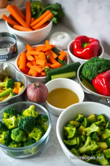 Crispy Air Fryer Roasted Vegetables: A Healthy Sidekick ingredients