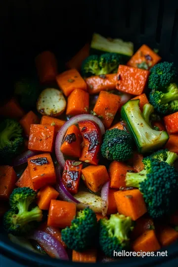 Crispy Air Fryer Roasted Vegetables: A Healthy Sidekick presentation