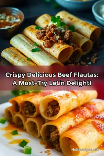 Crispy Delicious Beef Flautas: A Must-Try Latin Delight!
