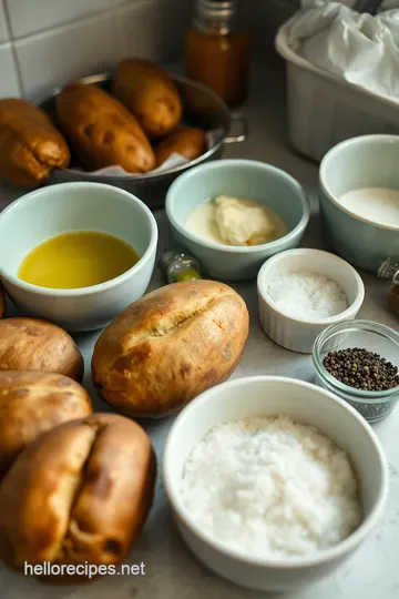 Crispy-Skinned Baked Potatoes: The Ultimate Comfort Food ingredients