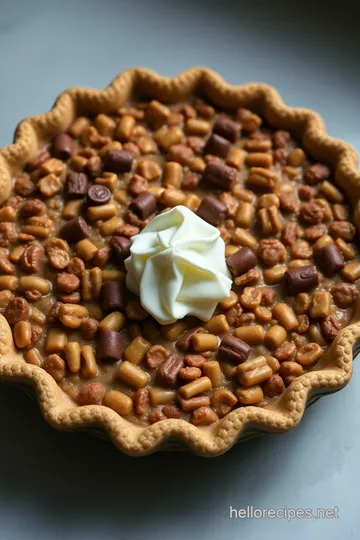 Decadent Toll House Pie: A Chocolate Chip Dessert Delight presentation