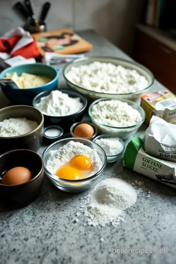 Decadent Vanilla Bean Sugar Cookies ingredients