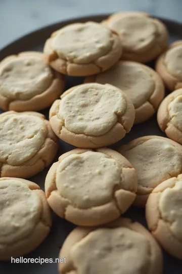 Decadent Vanilla Bean Sugar Cookies presentation