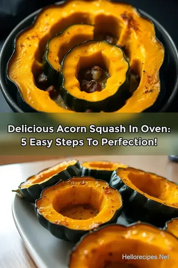Delicious Acorn Squash In Oven: 5 Easy Steps to Perfection!