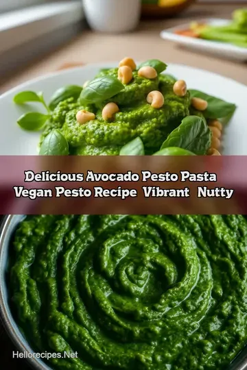 Delicious Avocado Pesto Pasta & Vegan Pesto Recipe: Vibrant & Nutty