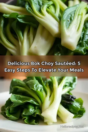 Delicious Bok Choy Sautéed: 5 Easy Steps to Elevate Your Meals