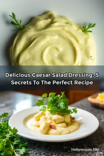 Delicious Caesar Salad Dressing: 5 Secrets to the Perfect Recipe