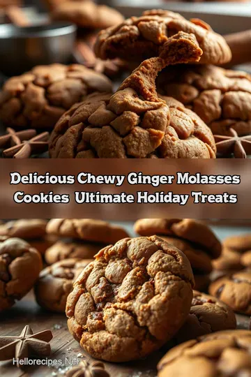 Delicious Chewy Ginger Molasses Cookies: Ultimate Holiday Treats