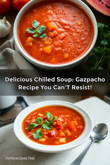 Delicious Chilled Soup: Gazpacho Recipe You Can' t Resist!