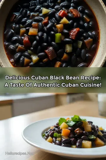 Delicious Cuban Black Bean Recipe: A Taste of Authentic Cuban Cuisine!