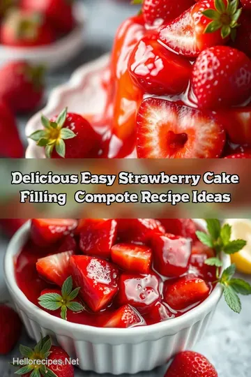 Delicious Easy Strawberry Cake Filling & Compote Recipe Ideas