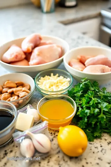 Hello Fresh Ginger Chicken and Rice ingredients