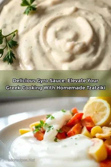 Delicious Gyro Sauce: Elevate Your Greek Cooking with Homemade Tzatziki