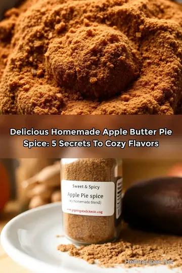 Delicious Homemade Apple Butter Pie Spice: 5 Secrets to Cozy Flavors