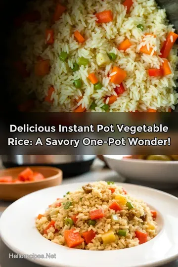 Delicious Instant Pot Vegetable Rice: A Savory One-Pot Wonder!