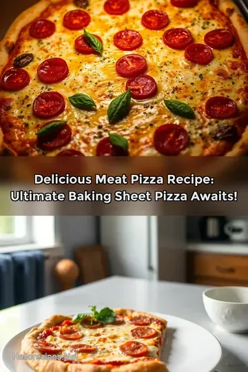 Delicious Meat Pizza Recipe: Ultimate Baking Sheet Pizza Awaits!