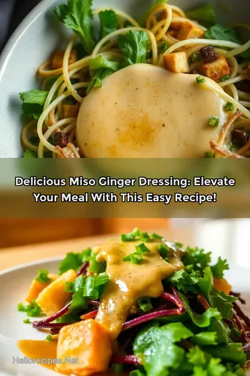 Delicious Miso Ginger Dressing: Elevate Your Meal with This Easy Recipe!